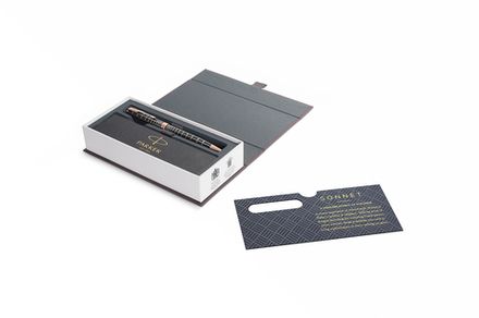 Шариковая ручка Parker Sonnet , Chiselled Brown PGT