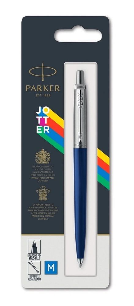 Parker Jotter Color - Navy Blue, шариковая ручка, M