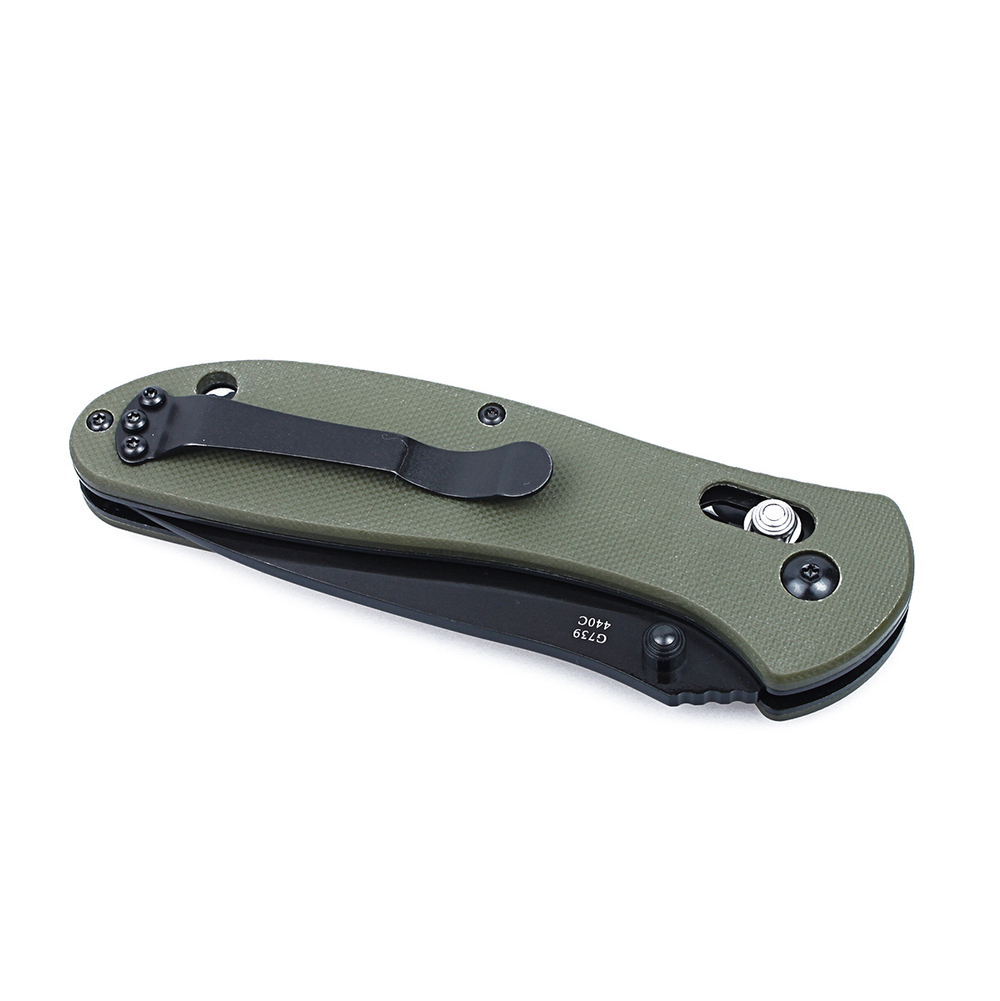 Нож Ganzo G7393 черный, G7393-BK