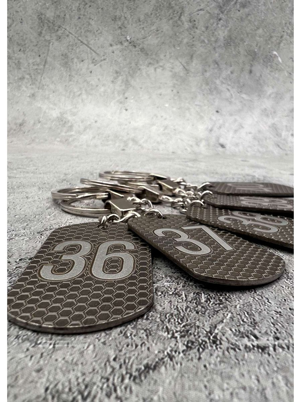 Номерки на ключи металлические 36-40