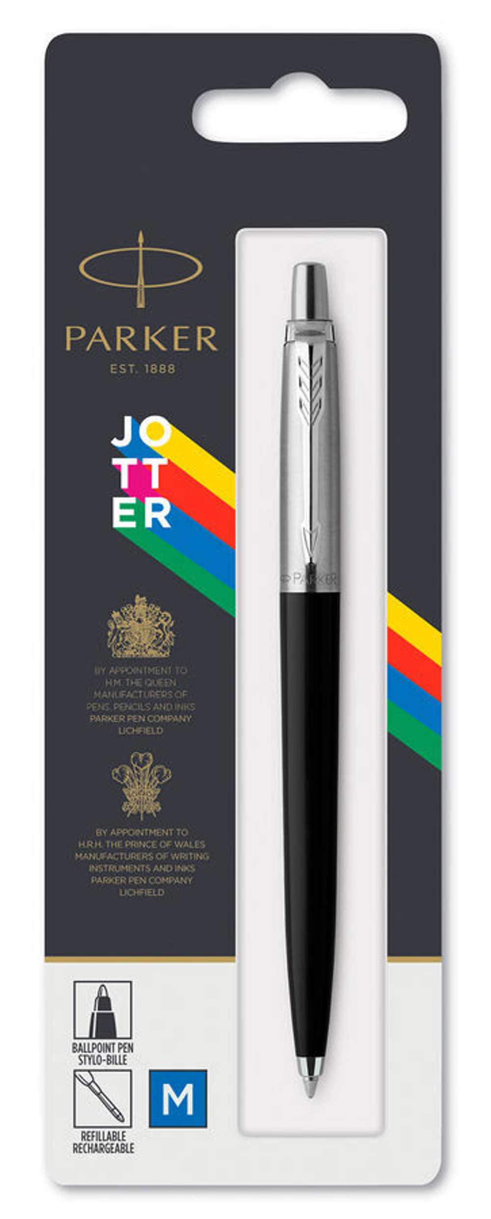 Ручка шариков. Parker Jotter Original K60 корп.черн M чернила син. блистер