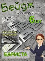 Бейдж на магните  6шт