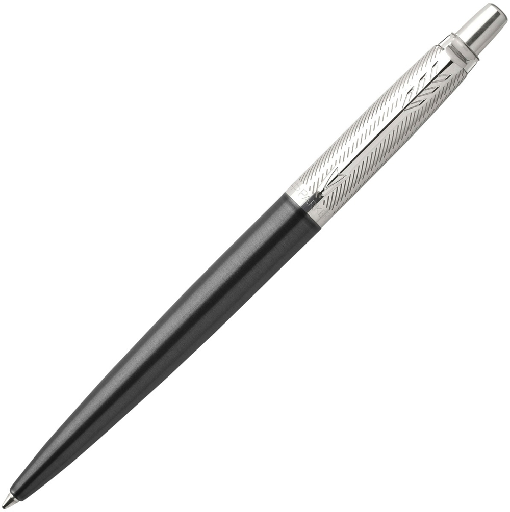 Шариковая ручка Parker Jotter Premium K176, Tower Grey Diagonal CT
