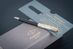 Шариковая ручка Parker Sonnet Reflection Black with Gold Trim