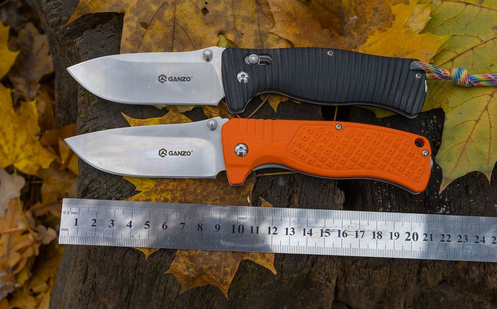 Нож Ganzo G722 черный, G722-BK