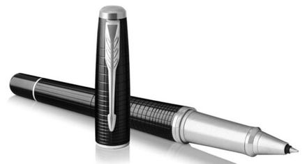 Ручка роллер Parker Urban Premium T312 Ebony Metal CT F чернила черн. подар.кор.