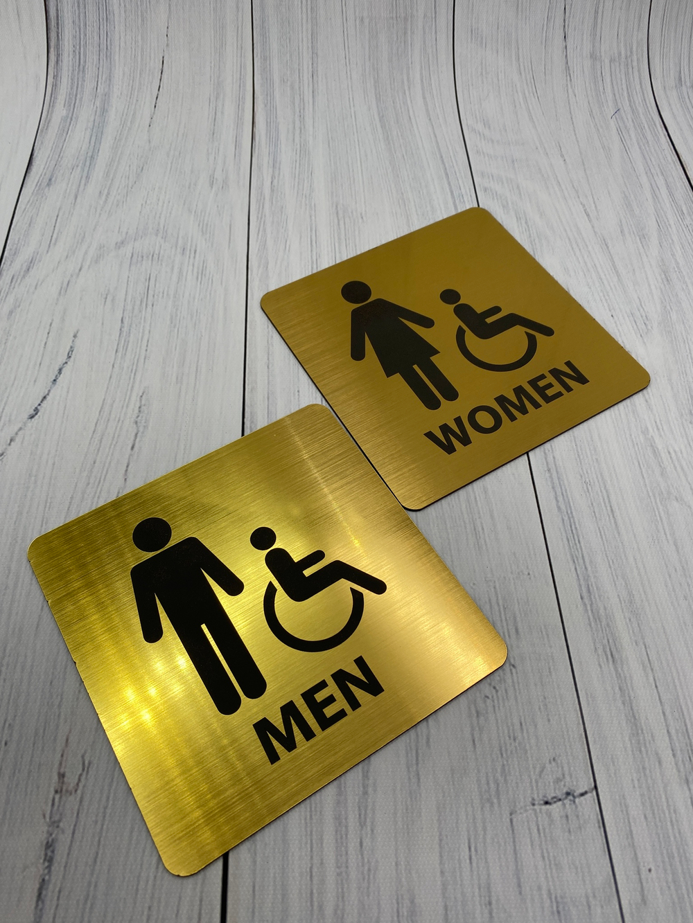 Табличка на туалет WC-13 (пара)