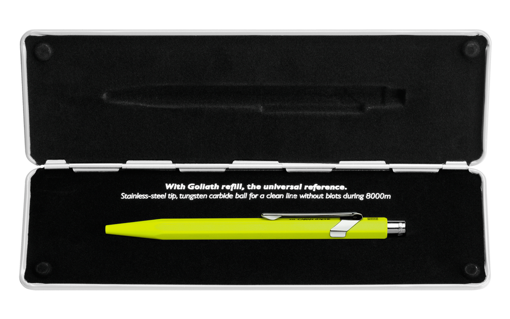 Caran d’Ache Office 849 Pop Line - Yellow, шариковая ручка, M