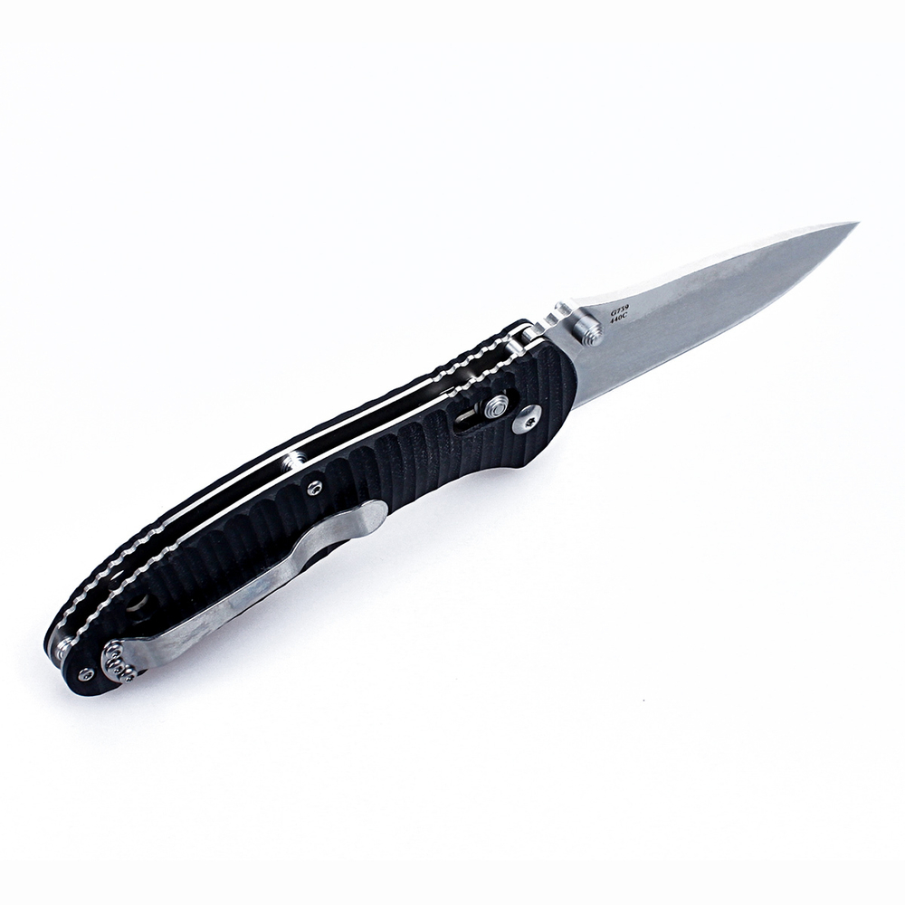 Нож Ganzo G7392P черный, G7392P-BK