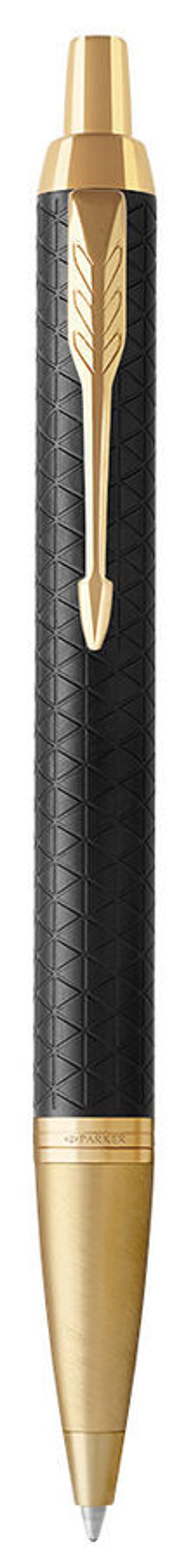 Ручка шариков. Parker IM Premium K323  Black GT M чернила син.