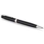 Подарочный набор: шариковая ручка Parker Sonnet Laque Black СT и чехол для ручки