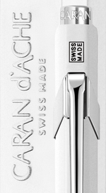 Ручка шариковая Caran d`Ache 849 Office Pop Line White