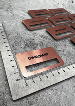 Бейдж металл 70*40мм  "Официант"
