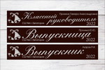 Именная лента выпускника №03