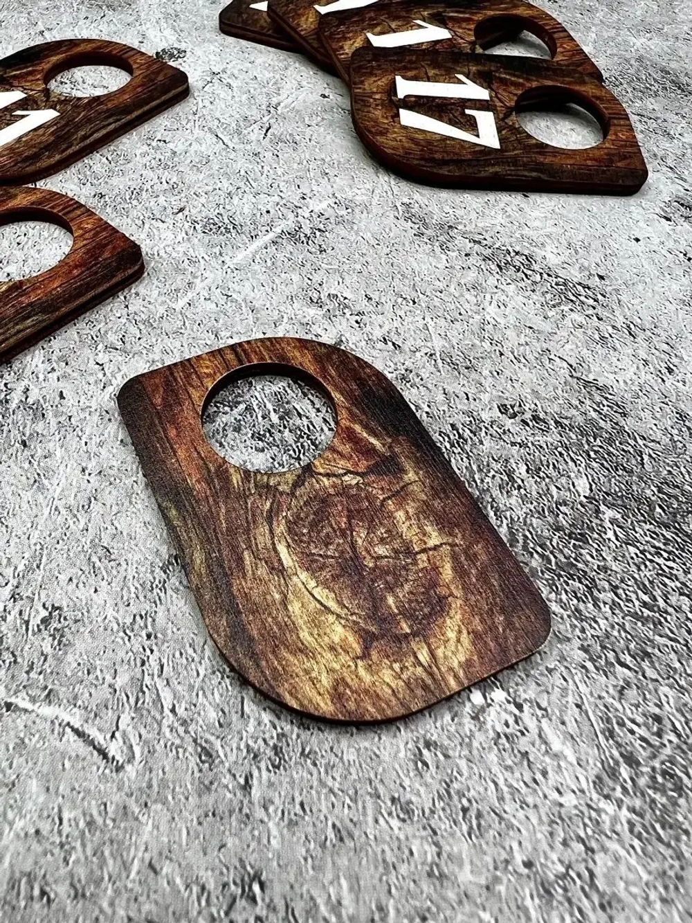 Номерки для гардероба 4х6 см
