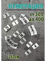 Нумерация гардеробная 301-400