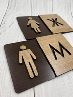 Табличка Туалет