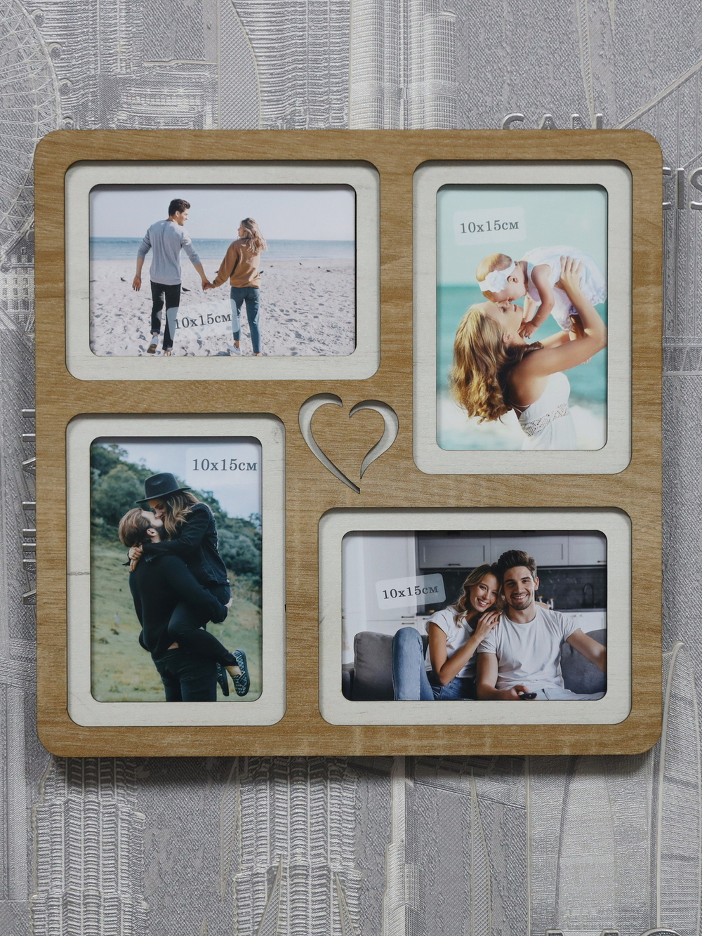 Фоторамка "LOVE" на 4 фото 10х15см