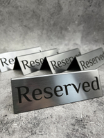 Табличка стол заказан настольная Reserved 5 штук