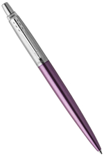 Подарочный набор: шариковая ручка Parker Jotter Victoria Violet CT и чехол для ручки