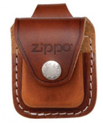 Чехол для зажигалки ZIPPO коричневый с ремешком