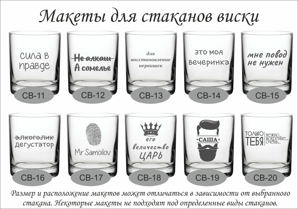 Стакан для Виски "Лучший Boss"