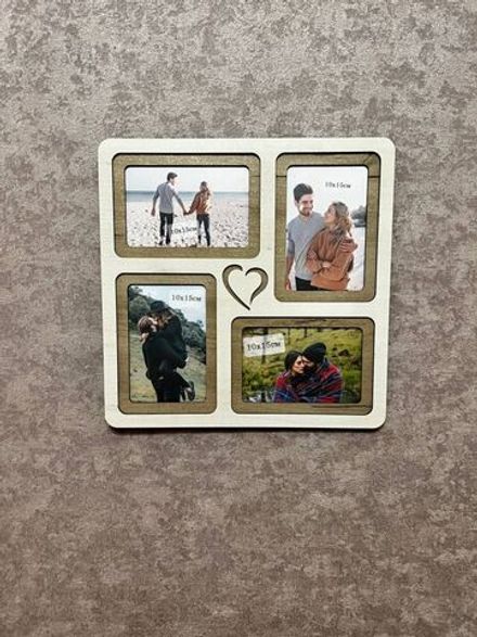 Фоторамка "LOVE" на 4 фото 10х15см