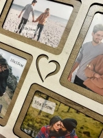 Фоторамка "LOVE" на 4 фото 10х15см