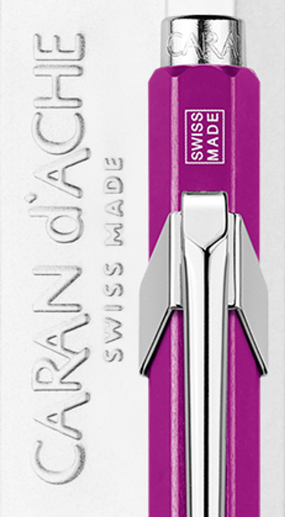 Caran d’Ache Office 849 Pop Line - Metallic Violet, шариковая ручка, M