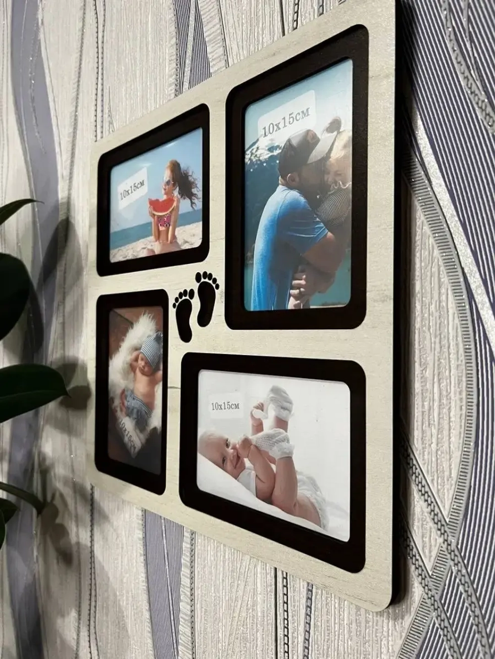 Фоторамка "Ножки" на 4 фото 10х15см