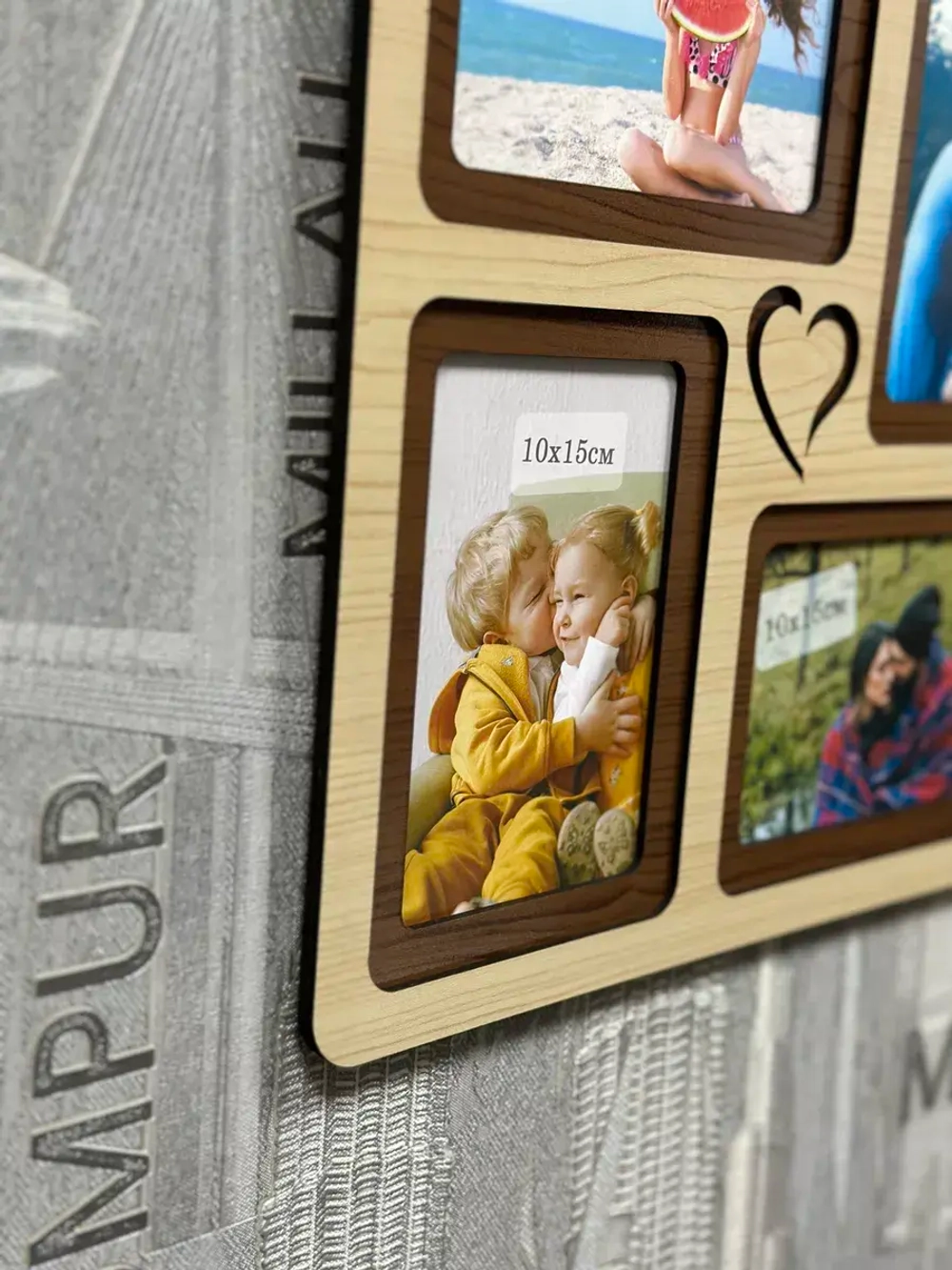 Фоторамка "LOVE" на 6 фото 10х15см