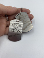 Флешка Армейский жетон 16Gb (лого)