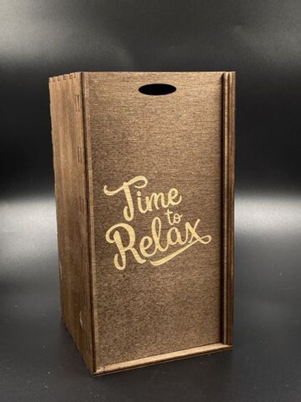 Деревянная коробка "Time to Relax"