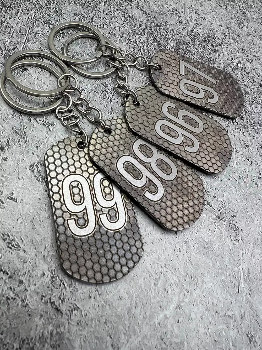 Номерки на ключи металлические 96-100