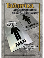 Табличка Туалет