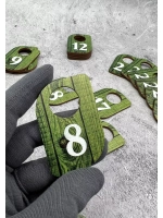 Номерки для гардероба 4х6 см