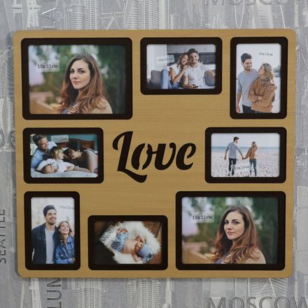 Мультирамка Love (2) на 8 фото