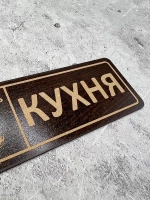 Табличка на дверь кухни