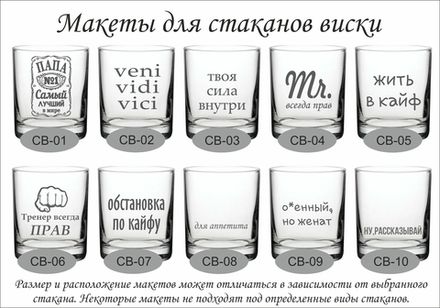 Стакан для Виски "Дегустатор"
