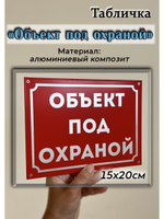 Табличка композит на дом Под охраной