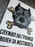 Табличка на дом Осторожно злая собака