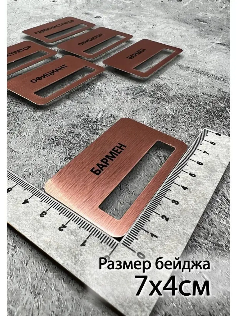 Бейдж на магните  6шт