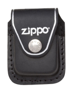 Чехол для зажигалки Zippo черный с клипсой