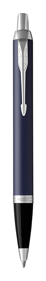 Шариковая ручка Parker IM Metal Matte Blue CT, стержень: M, цвет чернил: blue