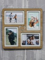 Фоторамка "LOVE" на 4 фото 10х15см