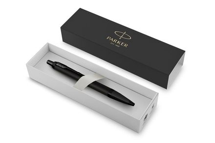 Шариковая ручка Parker IM Achromatic, Black BT, стержень: M, цвет чернил: blue