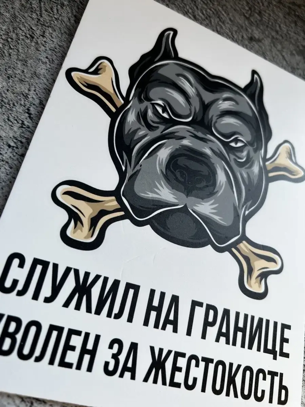 Табличка на дом Осторожно злая собака