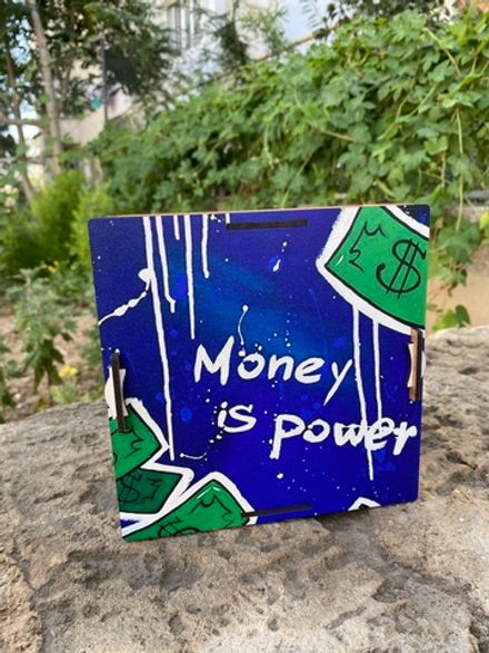 Копилка для денег "Money is power"