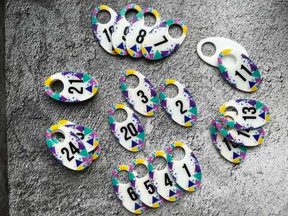 Гардеробные Номерки (1-25)