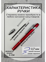 Ручка именная Виктория в чехле